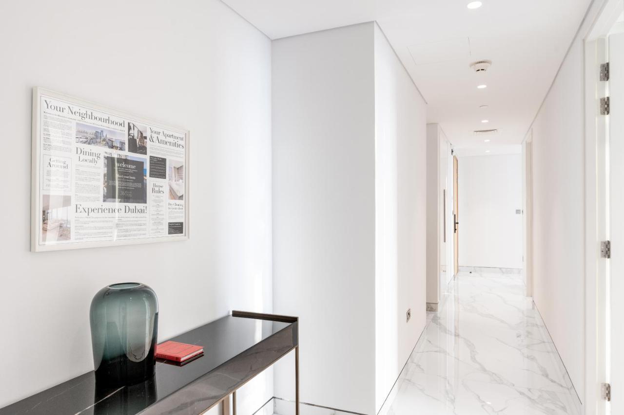 דובאי Luxe 3 Bedroom Oceanfront Apartment In The Heart Of Bluewaters Island מראה חיצוני תמונה